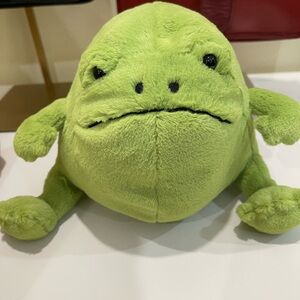 Green Plush Frog Toy
